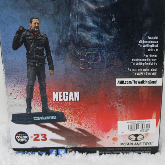 Negan The Walking Dead 7" Action Figure w/ Lucille AMC TV Series NEW Damaged Box - Picture 7 of 10